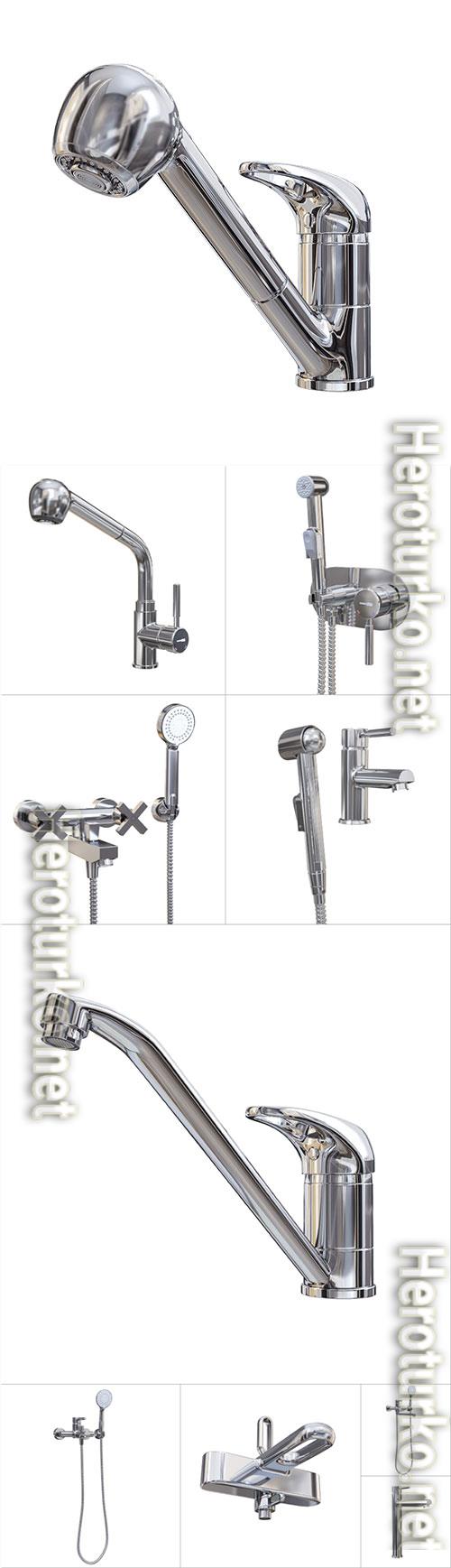 3D model Faucet Set 2 3D model Faucet Set 2
