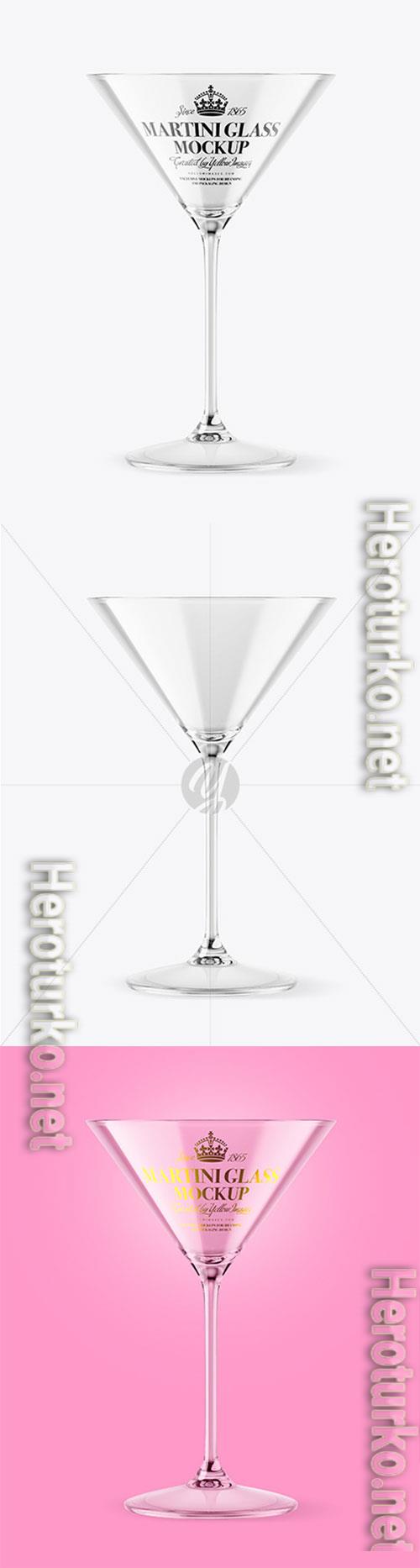 Empty Martini Glass Mockup 72703