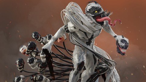 Thivolan Moodley - Sculpting Anti-Venom in ZBrush