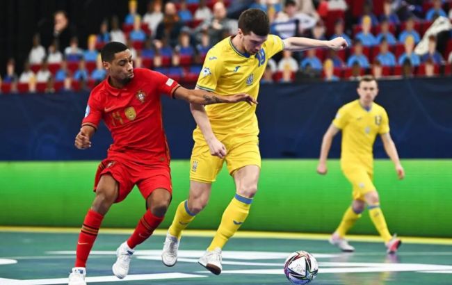 Украина прошла в плей-офф ЧЕ по футзалу несмотря на поражение от Португалии