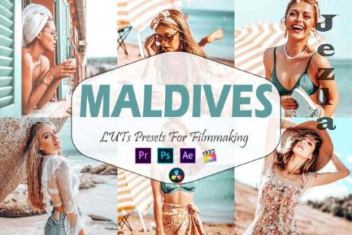 10 Maldives Video LUTs Presets