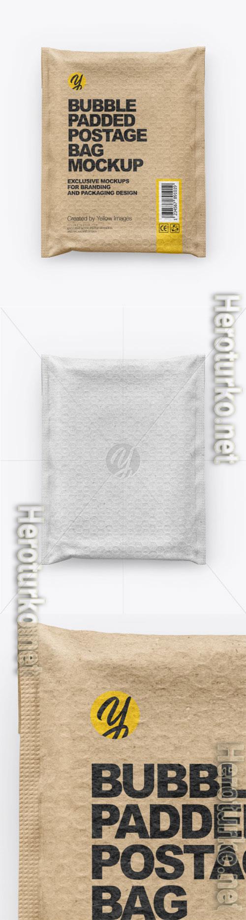 Kraft Paper Postage Bag Mockup 72679