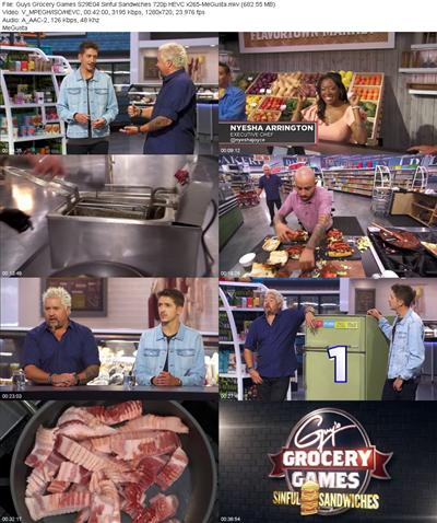 Guys Grocery Games S29E04 Sinful Sandwiches 720p HEVC x265 