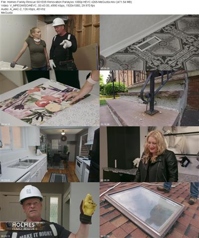 Holmes Family Rescue S01E05 Renovation Paralysis 1080p HEVC x265 