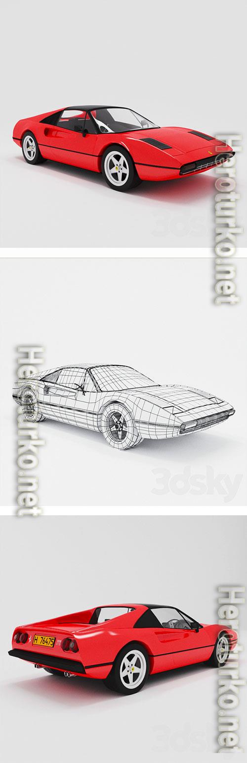 Ferrari car 308 GTB 1975