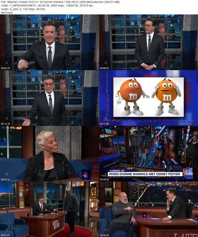 Stephen Colbert 2022 01 20 Dionne Warwick 720p HEVC x265 