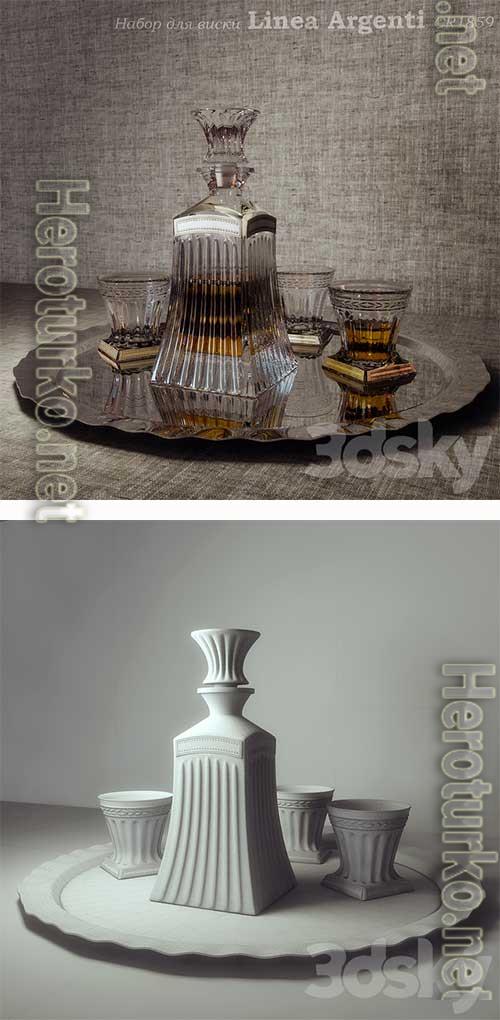 Set for whiskey Linea Argenti CR1859