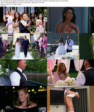 Married at First Sight S14E03 Bean Town Wedding Throw Down 720p HEVC x265 