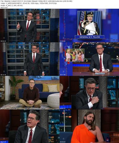 Stephen Colbert 2022 01 24 Kristen Stewart 1080p HEVC x265 