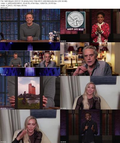 Seth Meyers 2022 01 18 Jeremy Irons 720p HEVC x265 