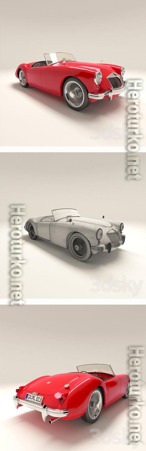 Car MG & MGA& 1955