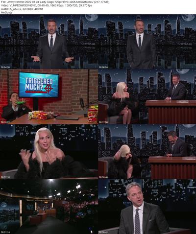 Jimmy Kimmel 2022 01 24 Lady Gaga 720p HEVC x265 