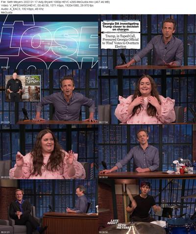 Seth Meyers 2022 01 17 Aidy Bryant 1080p HEVC x265 