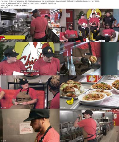 Guys Chance of a Lifetime S01E03 Graduation in the Air at Chicken Guy University 720p HEVC x265 M...