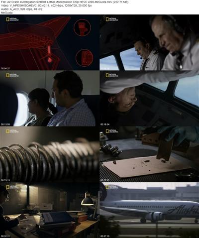 Air Crash Investigation S21E01 Lethal Maintenance 720p HEVC x265 