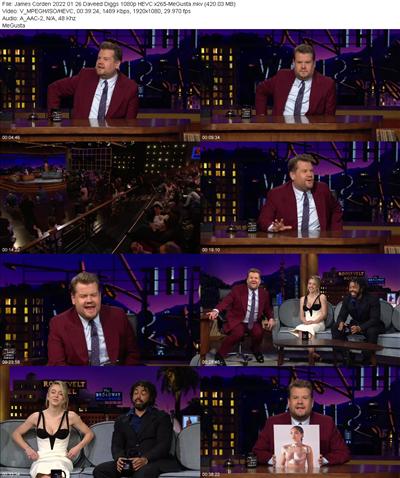 James Corden 2022 01 26 Daveed Diggs 1080p HEVC x265 