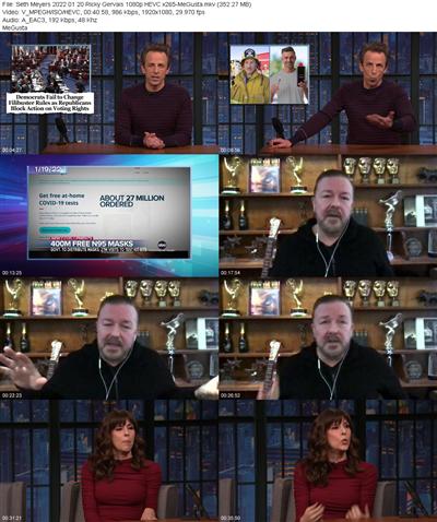 Seth Meyers 2022 01 20 Ricky Gervais 1080p HEVC x265 