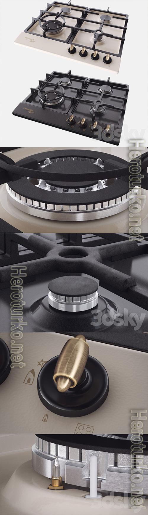 Hob pyramida pfe 642 ivory Rustico (beige and black) Hob pyramida pfe 642 ivory Rustico (beige and black)