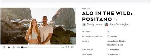 AloMoves - Alo in the Wild - Positano