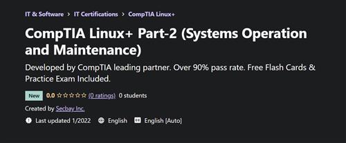 Udemy - CompTIA Linux+ Part-2 (Systems Operation and Maintenance)