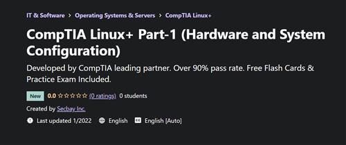 Udemy - CompTIA Linux+ Part-1 (Hardware and System Configuration)
