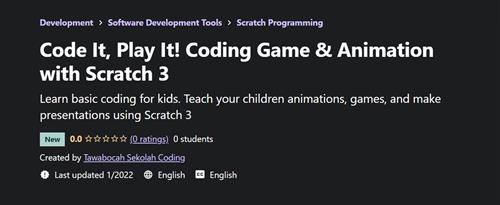Code It, Play It - Coding Game & Animation with Scratch 3
