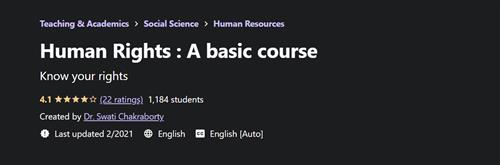 Udemy - Human Rights - A Basic Course