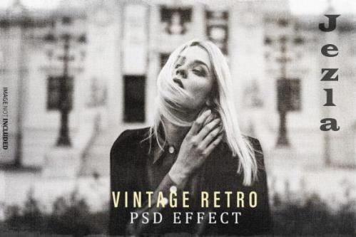 Vintage Retro Psd Effect