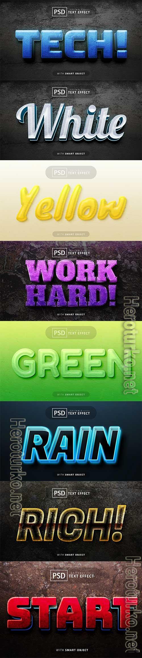 Psd text effect set vol 109