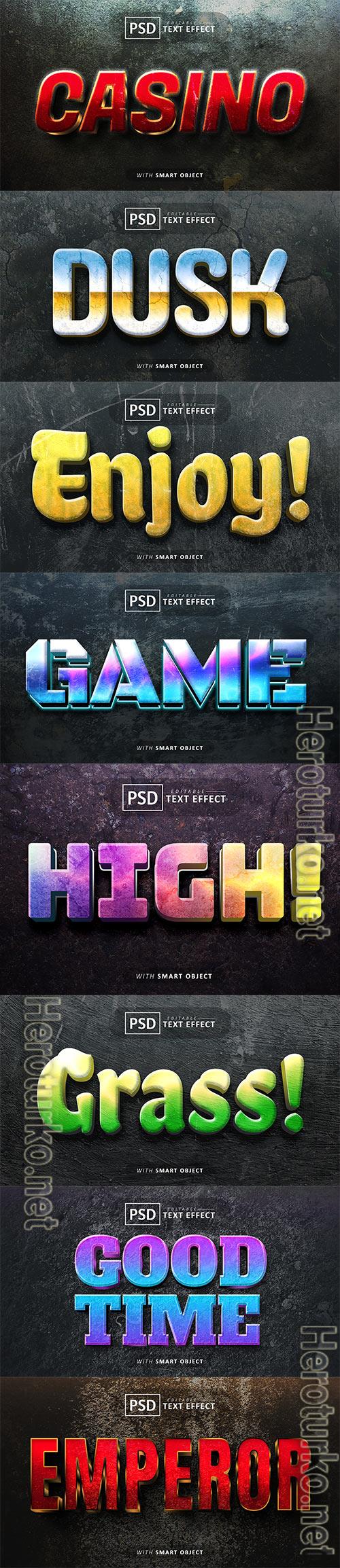 Psd text effect set vol 105