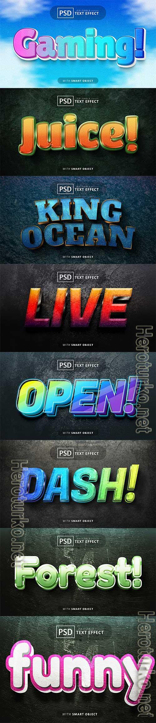 Psd text effect set vol 106