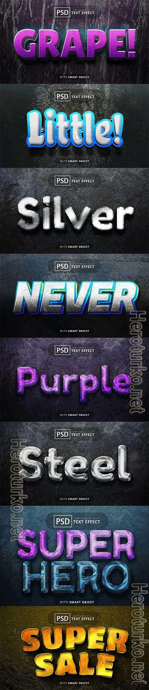 Psd text effect set vol 107 Psd text effect set vol 107