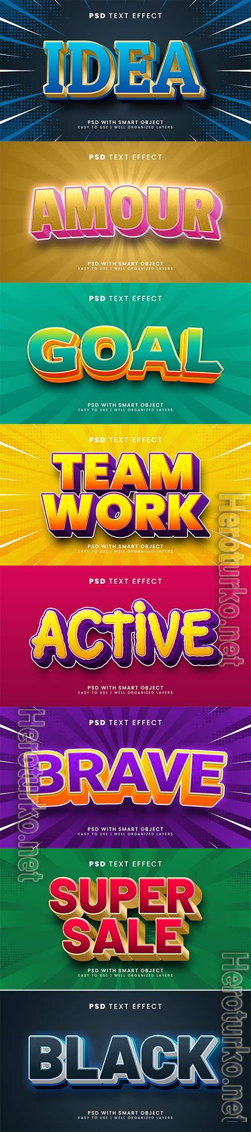Psd text effect set vol 112