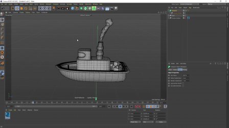 Skillshare - Cinema 4D Design Animated Boat floating on water Surface