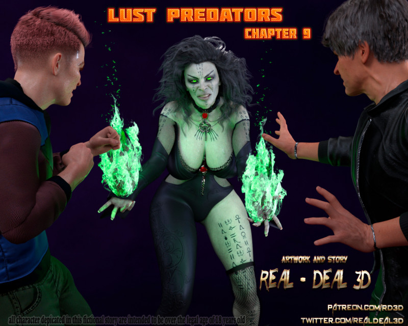 Real-Deal 3D - Lust Predators 9 3D Porn Comic