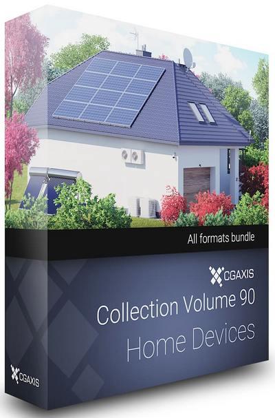 CGAxis - Home Devices 3D Models Collection – Volume 90