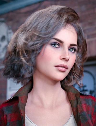 DFORCE NEROLI HAIR FOR GENESIS 8 AND GENESIS 3 FEMALES