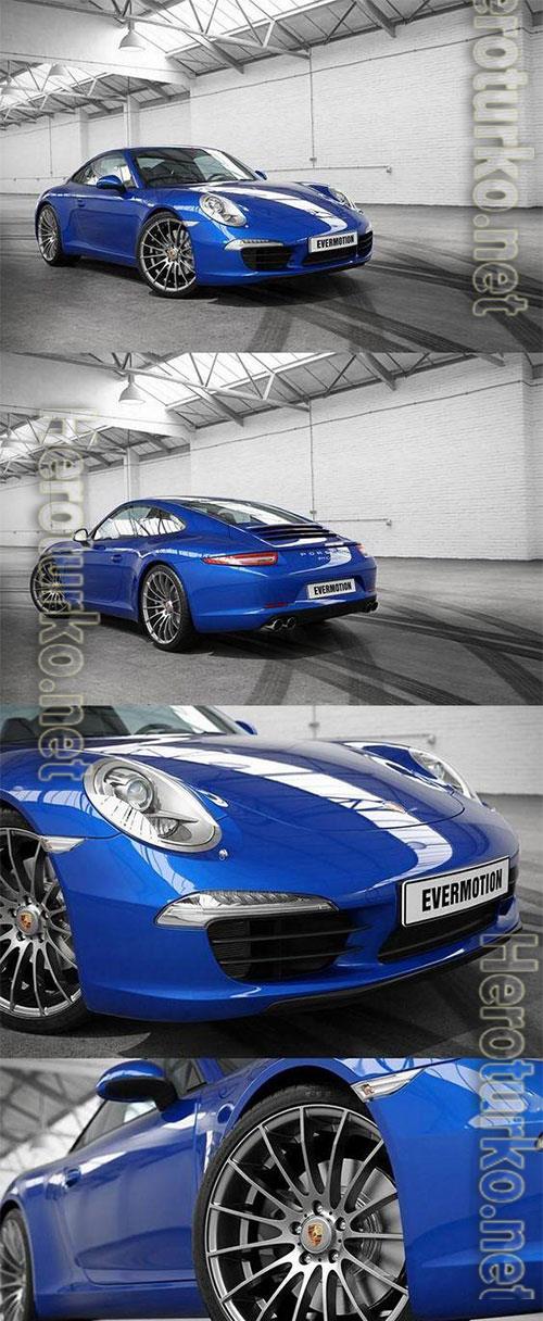 Porsche Carrera 911 2017 3D Model