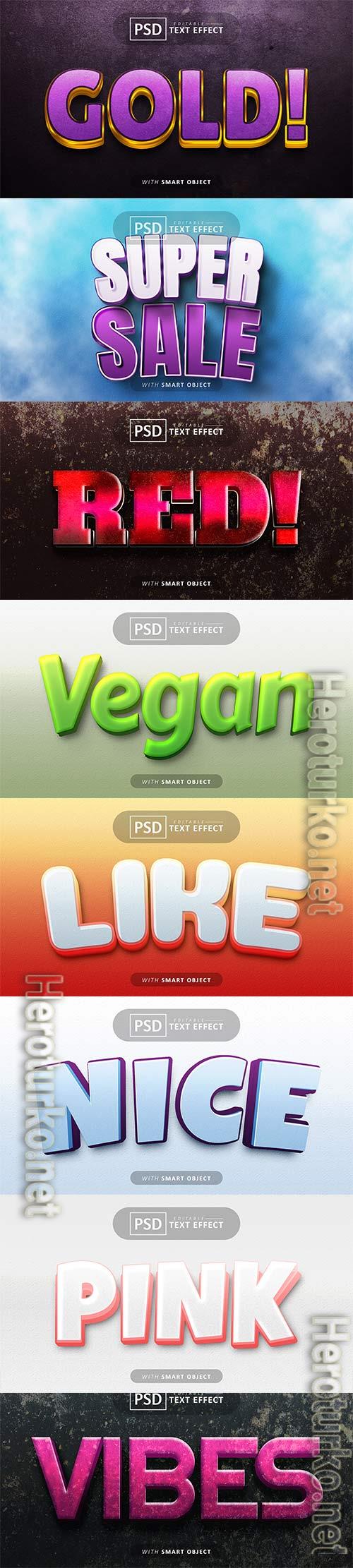 Psd text effect set vol 128 Psd text effect set vol 128
