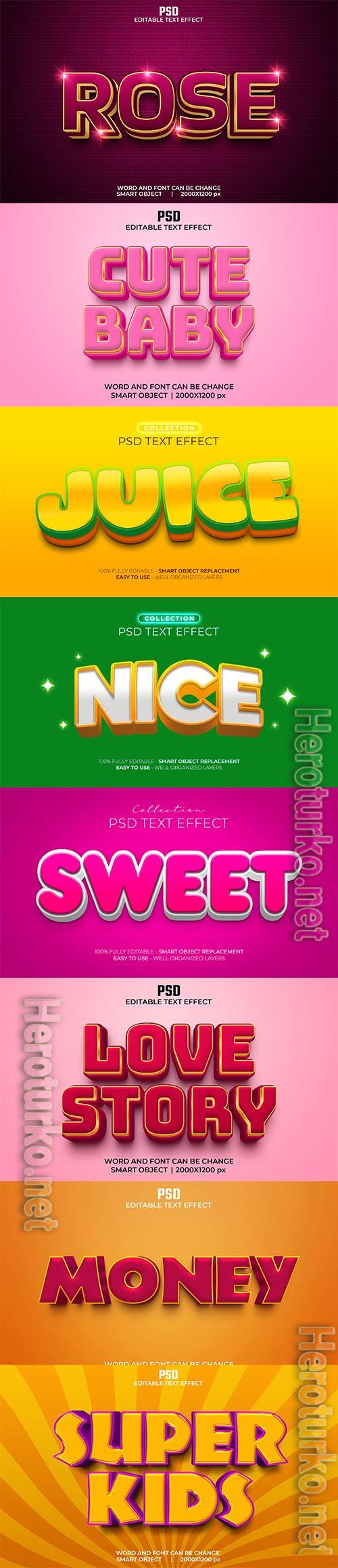 Psd text effect set vol 138
