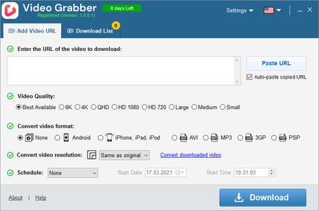 Auslogics Video Grabber 1.0.0.3 Multilingual Portable