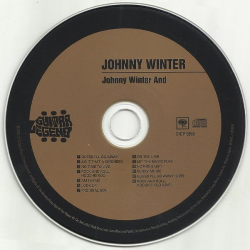 Johnny Winter - Johnny Winter And (Japan Edition) (1970) [2018] Lossless