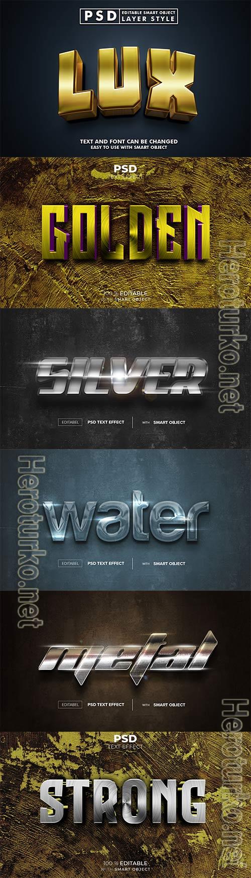 Psd text effect set vol 135