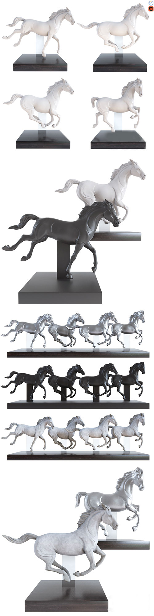 3D Models LLADRO GALLOP