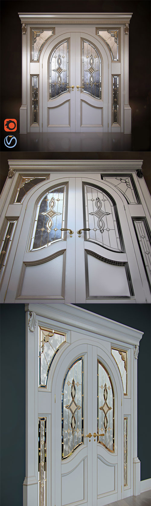 Classic doors - arch