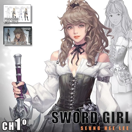 Basic Sword Girl by Seunghee Lee