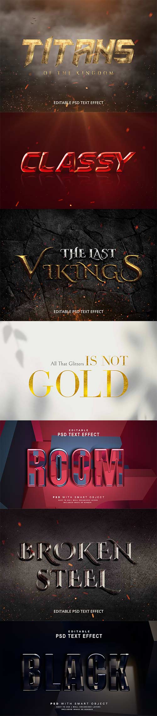 Psd text effect set vol 42