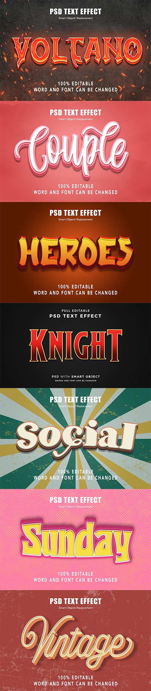 Psd text effect set vol 39