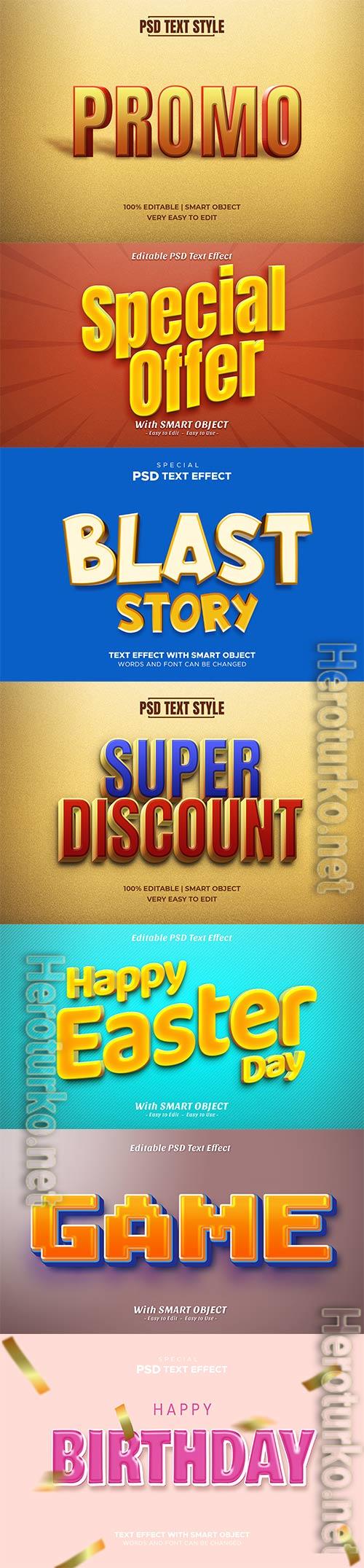 Psd text effect set vol 152