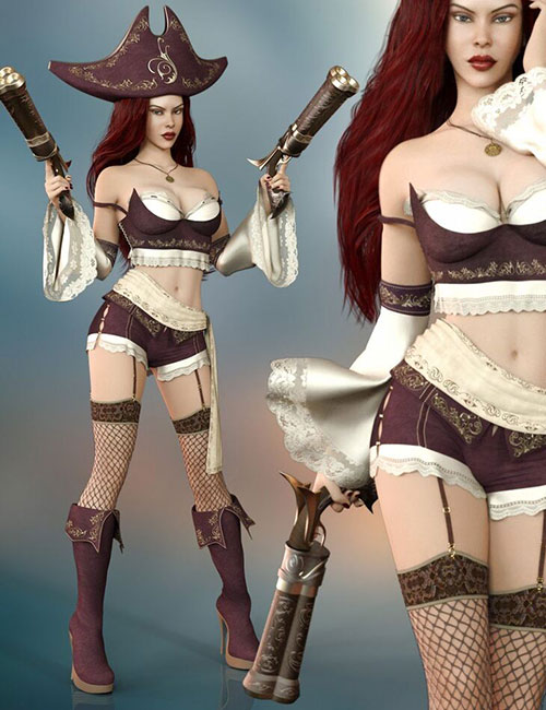 Misfortune Outfit Set for Genesis 8 Female